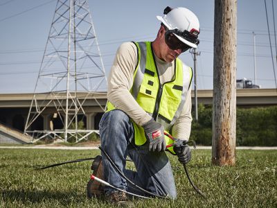 BOLT™ White Full Brim Hard Hat w/6pt Ratcheting Suspension (USA) - Type 1, Class E