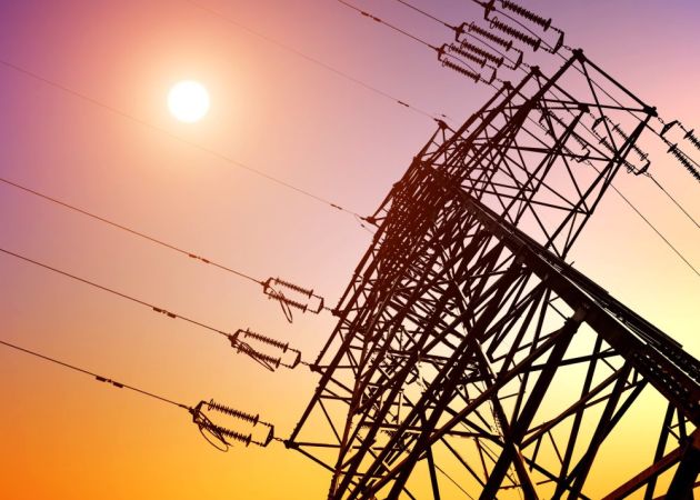 High,Voltage,Post.high-voltage,Tower,Sky,Background.