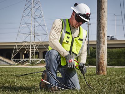 BOLT™ White Full Brim Hard Hat w/6pt Ratcheting Suspension (USA) - Type 1, Class E